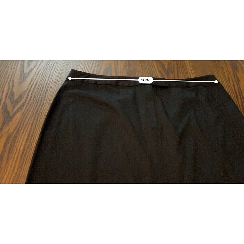 Vintage Bloomingdales‎ Skirt Pencil Straight Black Women’s Sz 16 Classic Career